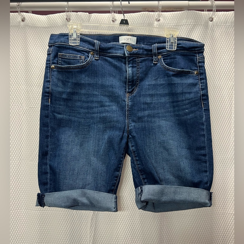 Women's Loft Denim Shorts Size 10